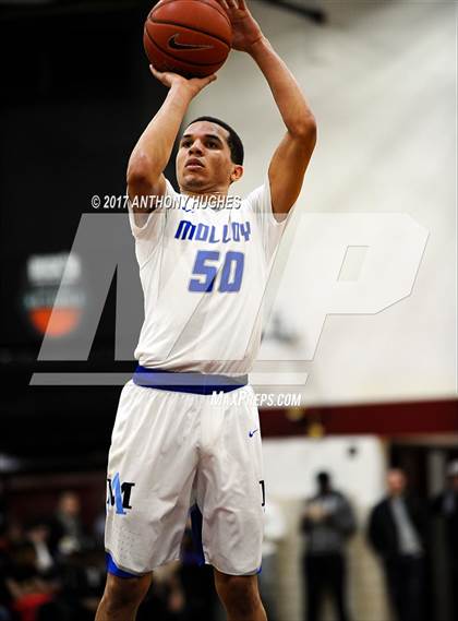 Thumbnail 1 in Bishop Loughlin vs. Archbishop Molloy (Catholic Class AA - Brooklyn/Queens Final) photogallery.