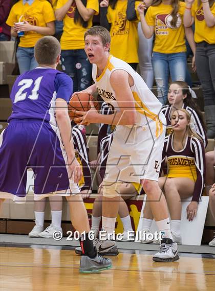 Thumbnail 3 in Coudersport vs Elk County Catholic (PIAA District IX A Final) photogallery.