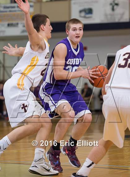 Thumbnail 3 in Coudersport vs Elk County Catholic (PIAA District IX A Final) photogallery.