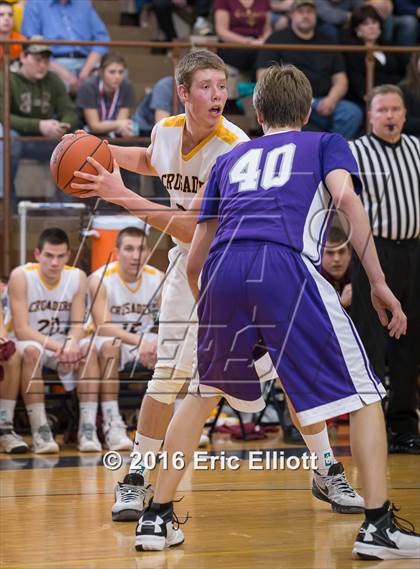 Thumbnail 1 in Coudersport vs Elk County Catholic (PIAA District IX A Final) photogallery.