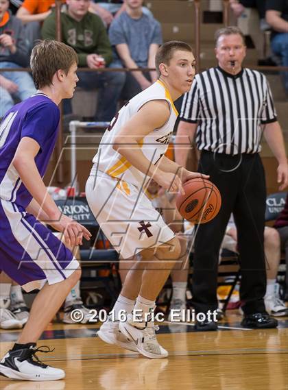 Thumbnail 3 in Coudersport vs Elk County Catholic (PIAA District IX A Final) photogallery.