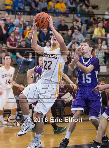 Thumbnail 2 in Coudersport vs Elk County Catholic (PIAA District IX A Final) photogallery.