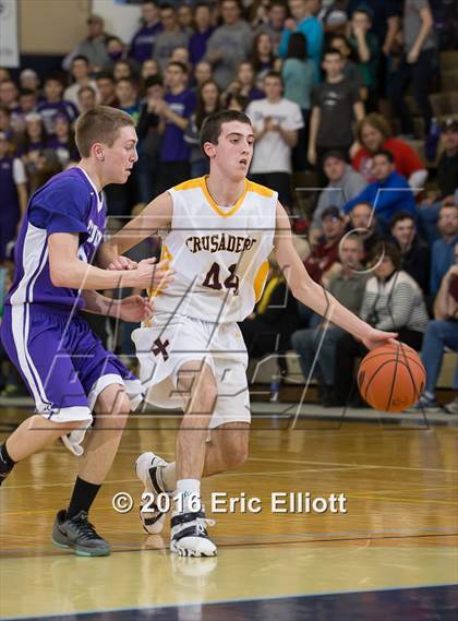 Thumbnail 3 in Coudersport vs Elk County Catholic (PIAA District IX A Final) photogallery.