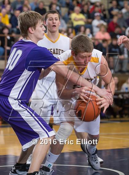 Thumbnail 3 in Coudersport vs Elk County Catholic (PIAA District IX A Final) photogallery.