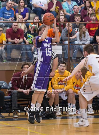 Thumbnail 3 in Coudersport vs Elk County Catholic (PIAA District IX A Final) photogallery.