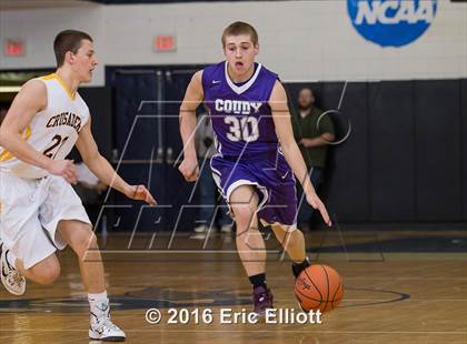 Thumbnail 2 in Coudersport vs Elk County Catholic (PIAA District IX A Final) photogallery.