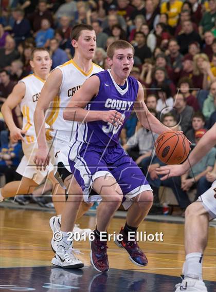 Thumbnail 3 in Coudersport vs Elk County Catholic (PIAA District IX A Final) photogallery.