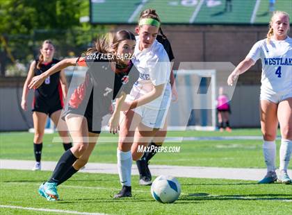 Thumbnail 2 in Rockwall vs. Austin Westlake (UIL 6A Soccer semifinal) photogallery.