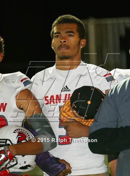 Thumbnail 1 in San Juan @ Bradshaw Christian (BCHS Senior Night) photogallery.
