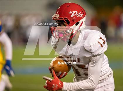 Thumbnail 2 in Pike vs Carmel (IHSAA 4A Sectional Semifinal) photogallery.
