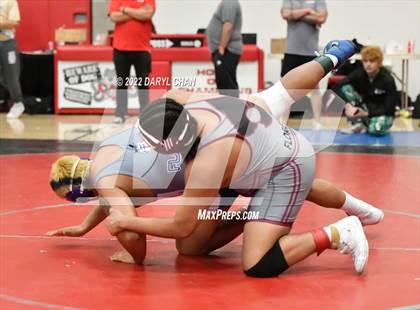 Thumbnail 3 in Fillmore vs Paloma Valley (CIF Southern Section Wrestling Championships) photogallery.