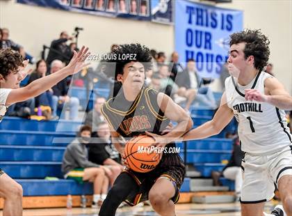 Thumbnail 2 in JSerra Catholic vs. Foothill (CDM Beach Bash Tournament) photogallery.
