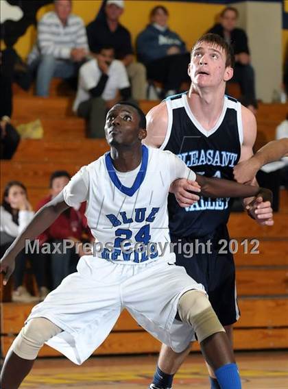 Thumbnail 2 in Pleasant Valley vs. Davis (Trojan Toss-Up) photogallery.