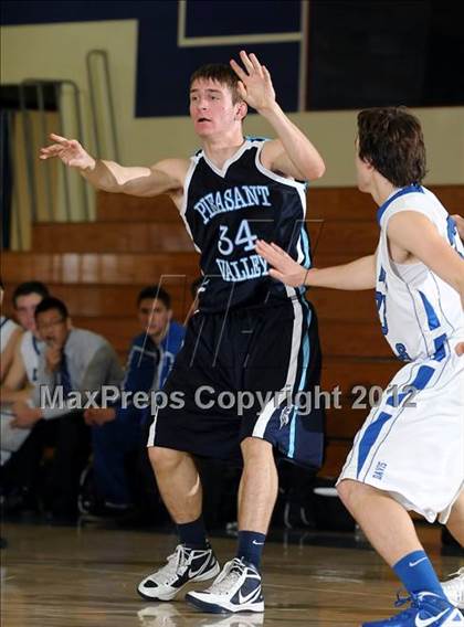 Thumbnail 3 in Pleasant Valley vs. Davis (Trojan Toss-Up) photogallery.