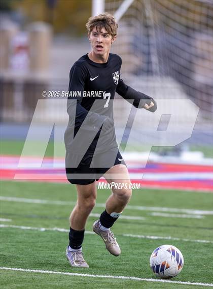 Thumbnail 1 in Covenant Christian vs. Fort Wayne Blackhawk Christian (IHSAA Class 1A Semi-State Championship) photogallery.