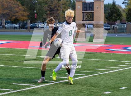 Thumbnail 2 in Covenant Christian vs. Fort Wayne Blackhawk Christian (IHSAA Class 1A Semi-State Championship) photogallery.