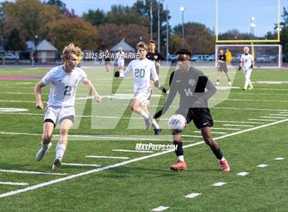 Thumbnail 1 in Covenant Christian vs. Fort Wayne Blackhawk Christian (IHSAA Class 1A Semi-State Championship) photogallery.