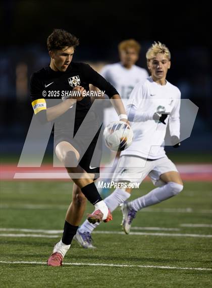 Thumbnail 3 in Covenant Christian vs. Fort Wayne Blackhawk Christian (IHSAA Class 1A Semi-State Championship) photogallery.