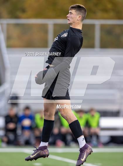 Thumbnail 3 in Covenant Christian vs. Fort Wayne Blackhawk Christian (IHSAA Class 1A Semi-State Championship) photogallery.