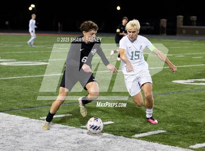 Thumbnail 1 in Covenant Christian vs. Fort Wayne Blackhawk Christian (IHSAA Class 1A Semi-State Championship) photogallery.