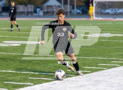 Thumbnail 1 in Covenant Christian vs. Fort Wayne Blackhawk Christian (IHSAA Class 1A Semi-State Championship) photogallery.