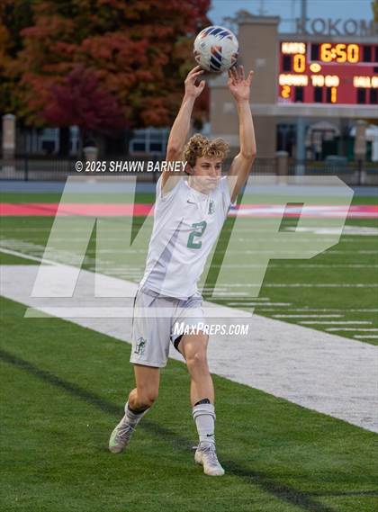 Thumbnail 1 in Covenant Christian vs. Fort Wayne Blackhawk Christian (IHSAA Class 1A Semi-State Championship) photogallery.