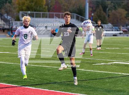 Thumbnail 1 in Covenant Christian vs. Fort Wayne Blackhawk Christian (IHSAA Class 1A Semi-State Championship) photogallery.