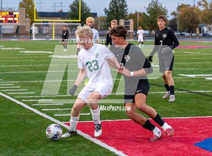 Thumbnail 1 in Covenant Christian vs. Fort Wayne Blackhawk Christian (IHSAA Class 1A Semi-State Championship) photogallery.