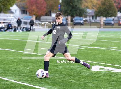 Thumbnail 2 in Covenant Christian vs. Fort Wayne Blackhawk Christian (IHSAA Class 1A Semi-State Championship) photogallery.