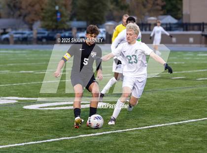 Thumbnail 3 in Covenant Christian vs. Fort Wayne Blackhawk Christian (IHSAA Class 1A Semi-State Championship) photogallery.