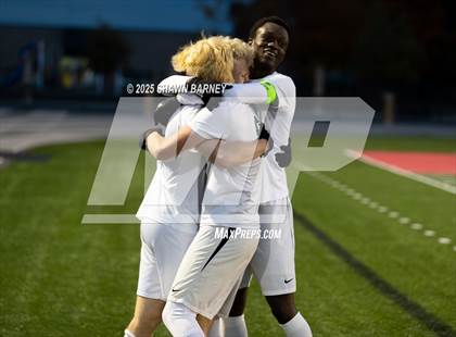 Thumbnail 2 in Covenant Christian vs. Fort Wayne Blackhawk Christian (IHSAA Class 1A Semi-State Championship) photogallery.