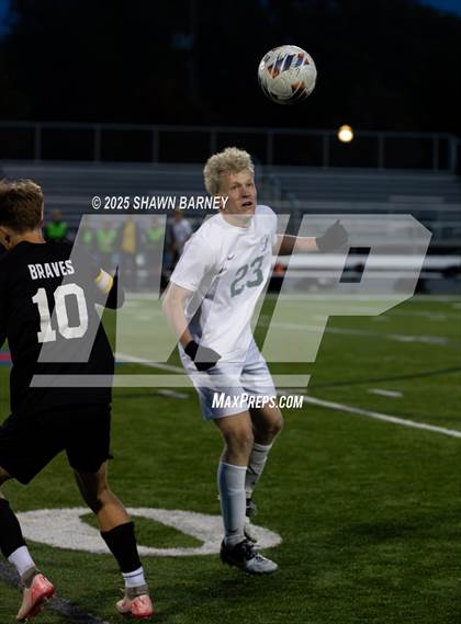 Thumbnail 1 in Covenant Christian vs. Fort Wayne Blackhawk Christian (IHSAA Class 1A Semi-State Championship) photogallery.