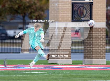 Thumbnail 1 in Covenant Christian vs. Fort Wayne Blackhawk Christian (IHSAA Class 1A Semi-State Championship) photogallery.