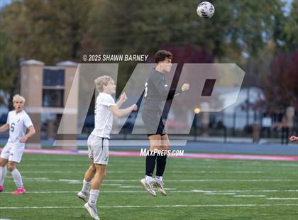 Thumbnail 2 in Covenant Christian vs. Fort Wayne Blackhawk Christian (IHSAA Class 1A Semi-State Championship) photogallery.