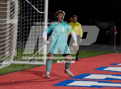 Thumbnail 1 in Covenant Christian vs. Fort Wayne Blackhawk Christian (IHSAA Class 1A Semi-State Championship) photogallery.