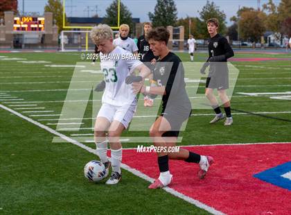 Thumbnail 2 in Covenant Christian vs. Fort Wayne Blackhawk Christian (IHSAA Class 1A Semi-State Championship) photogallery.