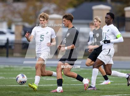 Thumbnail 1 in Covenant Christian vs. Fort Wayne Blackhawk Christian (IHSAA Class 1A Semi-State Championship) photogallery.