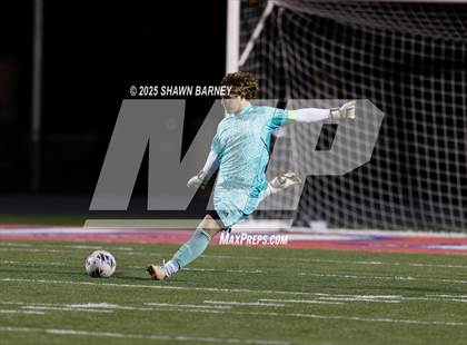 Thumbnail 1 in Covenant Christian vs. Fort Wayne Blackhawk Christian (IHSAA Class 1A Semi-State Championship) photogallery.