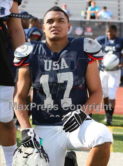 Thumbnail 3 in IFAF Team USA Practice photogallery.