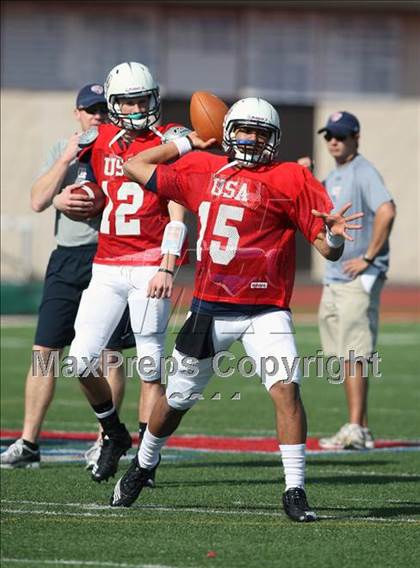 Thumbnail 3 in IFAF Team USA Practice photogallery.