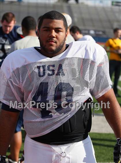 Thumbnail 2 in IFAF Team USA Practice photogallery.