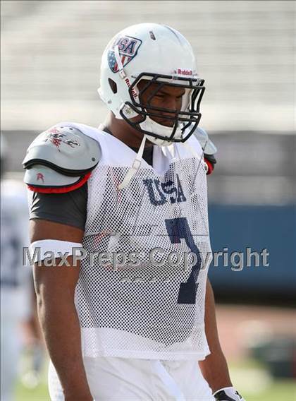 Thumbnail 1 in IFAF Team USA Practice photogallery.