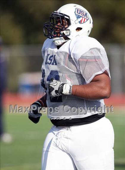 Thumbnail 2 in IFAF Team USA Practice photogallery.