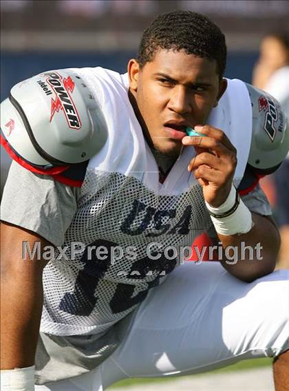 Thumbnail 2 in IFAF Team USA Practice photogallery.