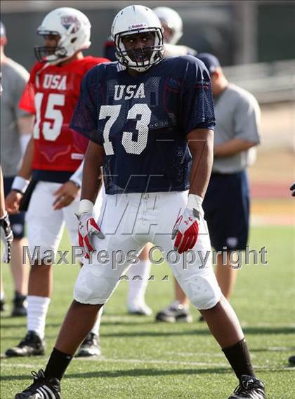 Thumbnail 2 in IFAF Team USA Practice photogallery.