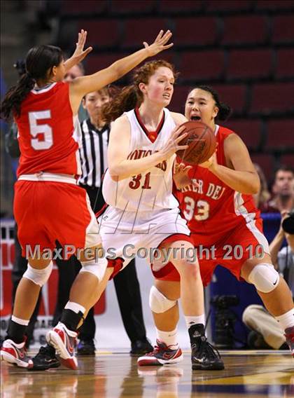 Thumbnail 1 in Carondelet vs. Mater Dei (CIF State D2 Final) photogallery.