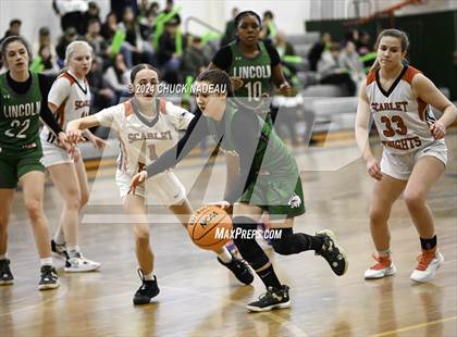 Thumbnail 3 in Lincoln School vs. Exeter-West Greenwich (RIIL Division 3 Semifinal) photogallery.
