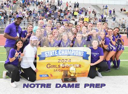 Thumbnail 2 in Notre Dame Prep vs. Campo Verde (AIA 5A Final - Awards) photogallery.