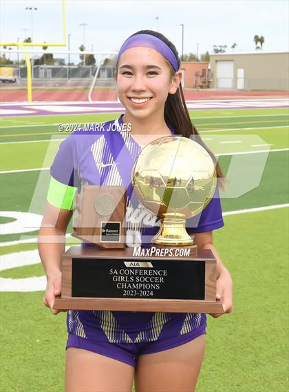 Thumbnail 1 in Notre Dame Prep vs. Campo Verde (AIA 5A Final - Awards) photogallery.