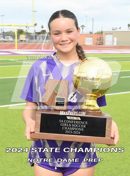 Thumbnail 1 in Notre Dame Prep vs. Campo Verde (AIA 5A Final - Awards) photogallery.